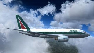 Screenshot 1 — Alitalia Boeing 737-700