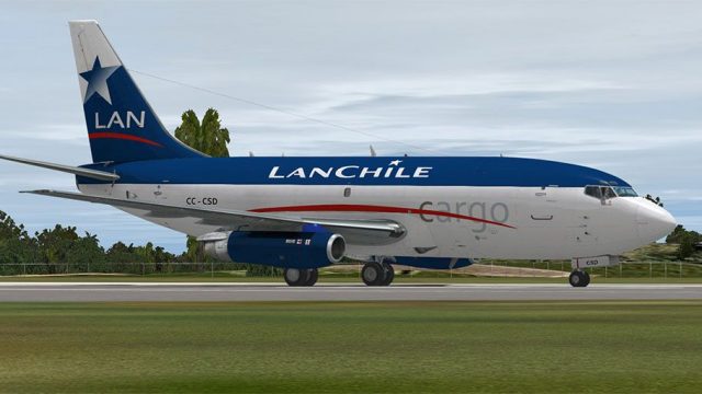 Screenshot 1 — Lanchile Cargo Boeing 737-200F