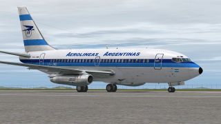 Screenshot 1 — Aerolineas Argentinas Boeing 737-200C