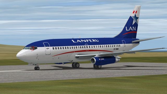 Screenshot 1 — Lanperu Boeing 737-200
