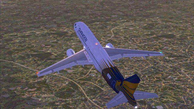 Screenshot 1 — Shaheen Air Airbus A320-214 AP-BLK