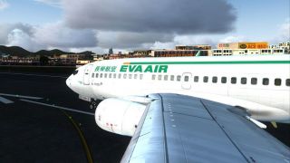 Screenshot 2 — EVA Air Boeing 737-700 WL (Old Colors)