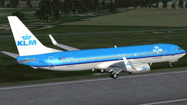 Screenshot 1 — KLM Boeing 737-8K2 (WL) PH-BCB