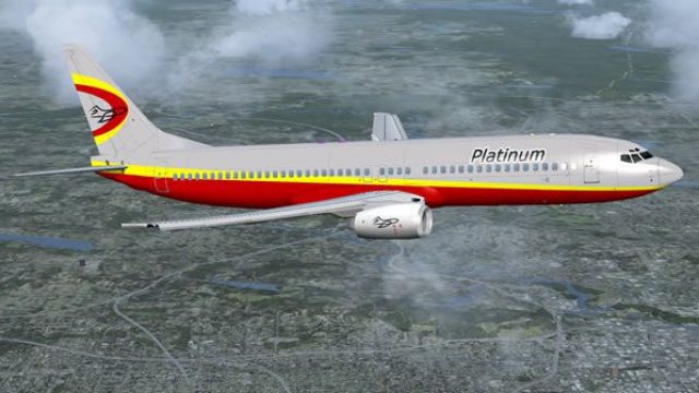 Screenshot 1 — Platinum Airways B737-800