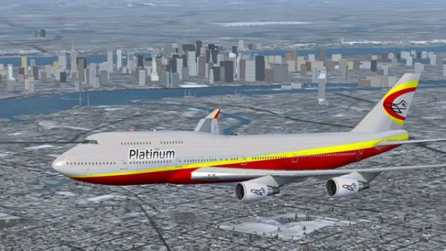 Screenshot 1 — Platinum Airways B747-400