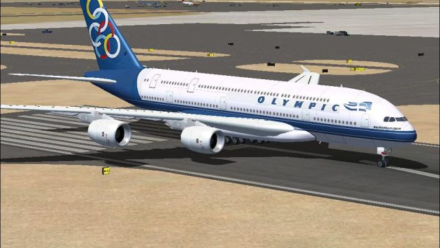 Screenshot 1 — Olympic Airlines Airbus A380-800