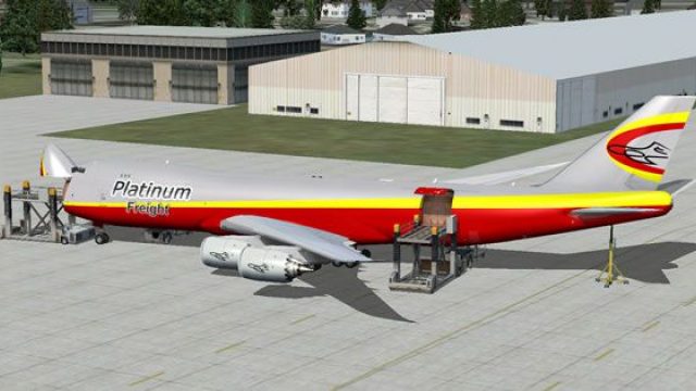 Screenshot 1 — Platinum Airways Boeing 747-8F