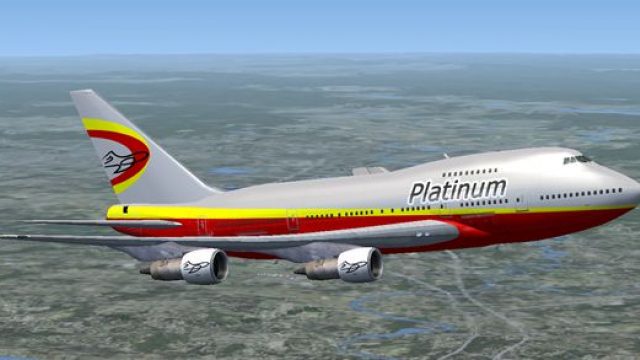 Screenshot 1 — Platinum Airways Boeing 747SP