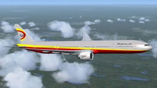 Screenshot 1 — Platinum Airways Boeing 777-300 ER