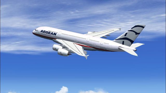 Screenshot 1 — Aegean Airlines Airbus A380-800