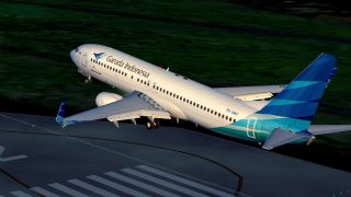 Screenshot 1 — Garuda Indonesia Boeing 737-800 PK-GMX