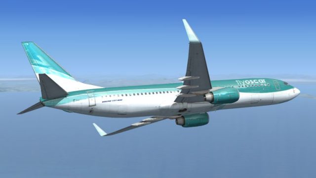 Screenshot 1 — FlyOscar VA Boeing 737-800