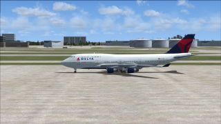 Screenshot 1 — Delta Airlines Boeing 747-400