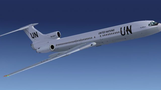 Screenshot 1 — United Nations Tupolev Tu-154B2