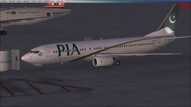 Screenshot 1 — Pakistan International Boeing 737-800 AP-BCA