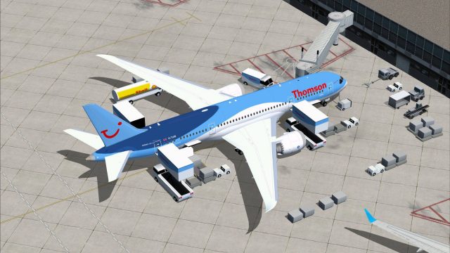 Screenshot 1 — Thomson Boeing 787-8 G-TUIB V4