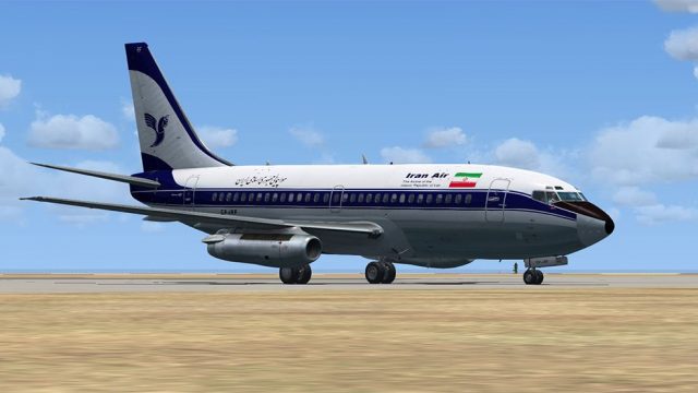 Screenshot 1 — Iran Air Boeing 737-200