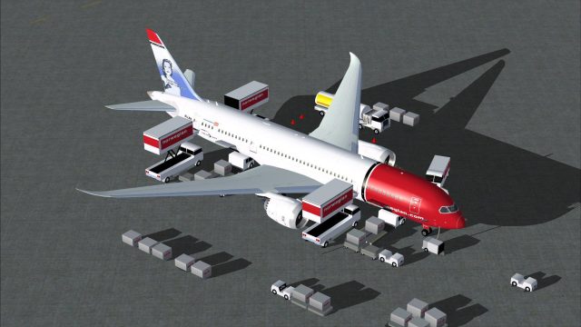 Screenshot 1 — Norwegian Air Shuttle Boeing 787-8 V4
