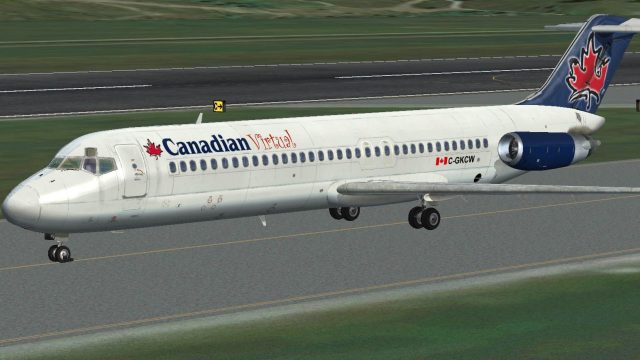 Screenshot 1 — Canadian Virtual Douglas DC-9