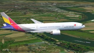 Screenshot 1 — Asiana Airlines Boeing 777-28E(ER) HL7742