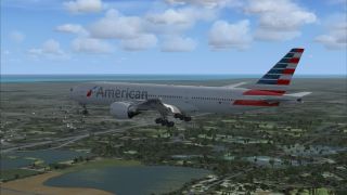 Screenshot 1 — American Airlines Boeing 777-200ER (New Colors)