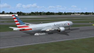 Screenshot 2 — American Airlines Boeing 777-200ER (New Colors)