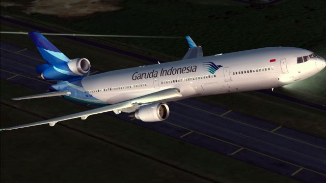 Screenshot 1 — Garuda Indonesia McDonnell Douglas MD-11 PK-GIK