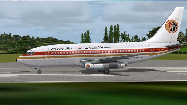 Screenshot 1 — Egypt Air Boeing 737-200ADV