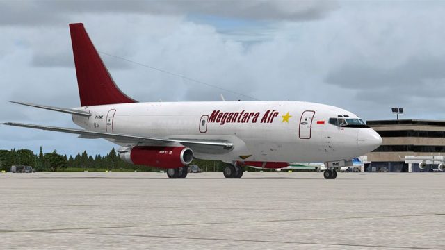 Screenshot 1 — Megantara Boeing 737-200F