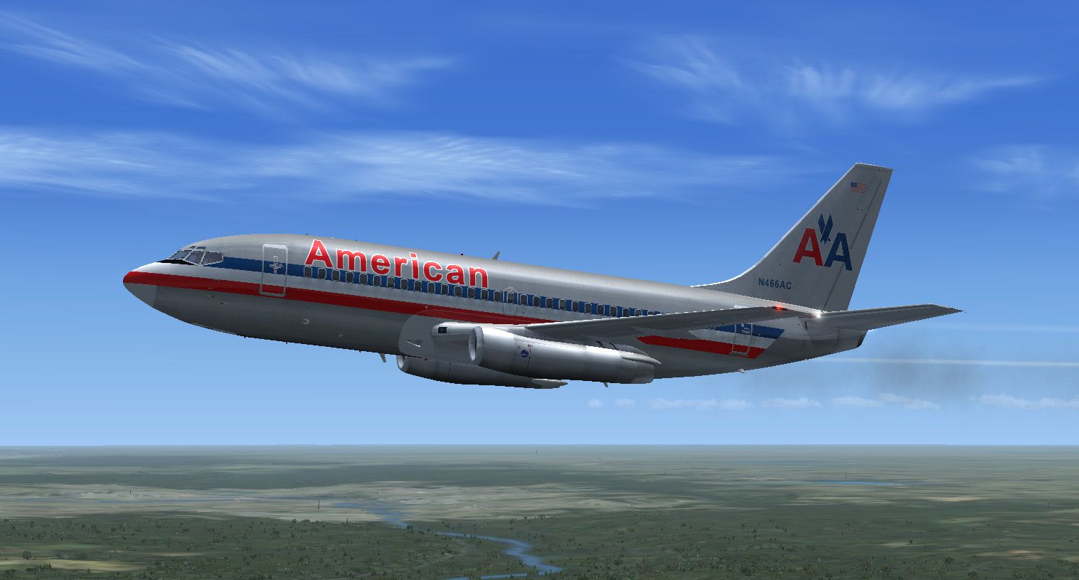 American Airlines Boeing 737-200 for FSX
