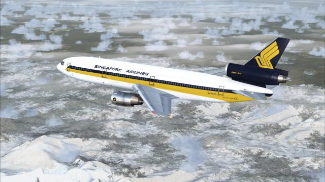 Screenshot 1 — Singapore Airlines Douglas DC-10-30