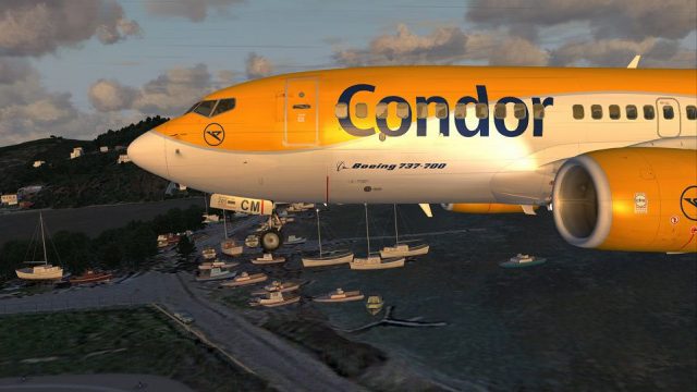 Screenshot 1 — Condor "Flugdienst" Boeing 737-700 NGX
