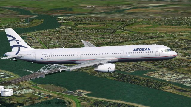 Screenshot 1 — Aegean Airlines Airbus A321-200