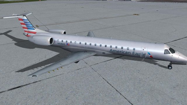 Screenshot 1 — American Eagle Embraer ERJ-145LR