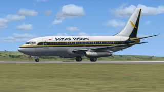 Screenshot 1 — Kartika Airlines Boeing 737-200