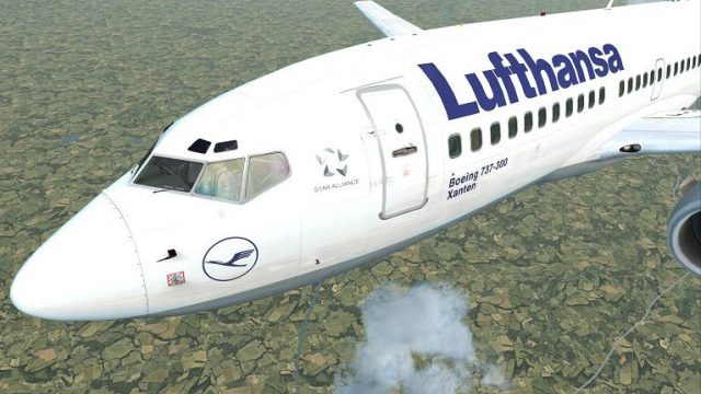 Screenshot 1 — Lufthansa "Xanten" Boeing 737-700 NGX D-ABEB