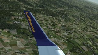Screenshot 1 — Lufthansa "Plauen" Boeing B737-700 WL