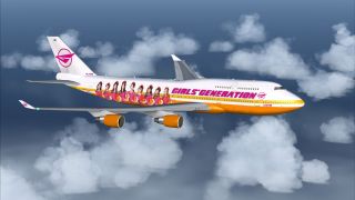 Screenshot 3 — Girls' Generation Airlines Boeing 747-400