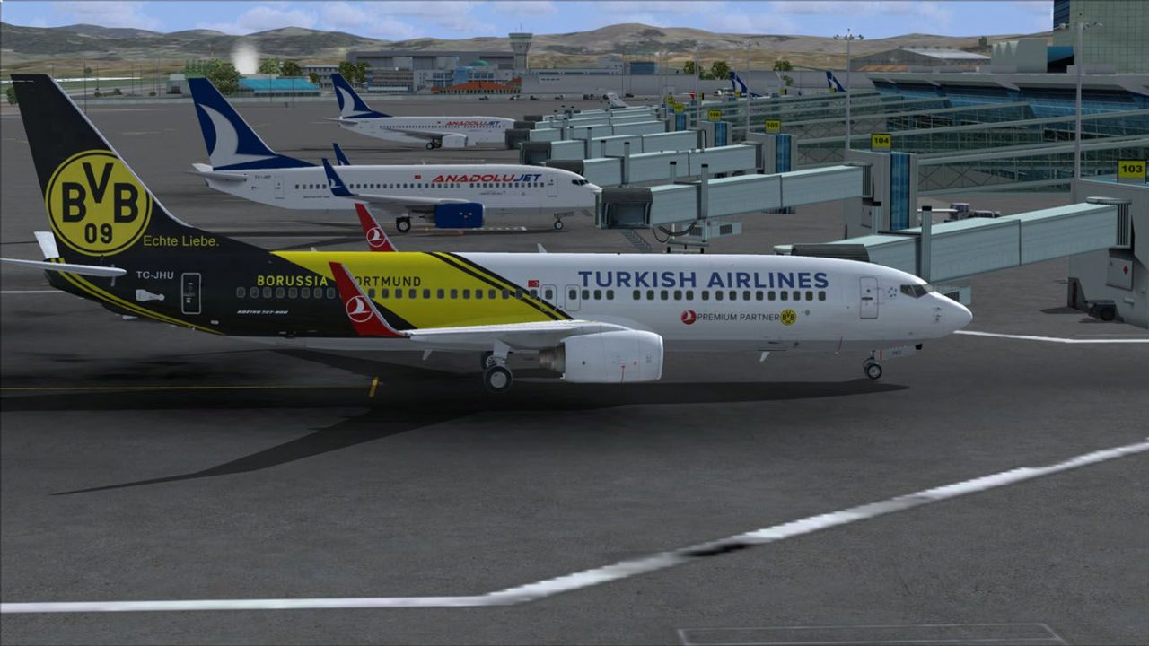 Turkish Airlines Boeing 737-8F2 TC-JHU for FSX