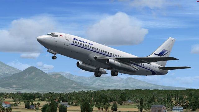 Screenshot 1 — Sempati Air Boeing 737-200