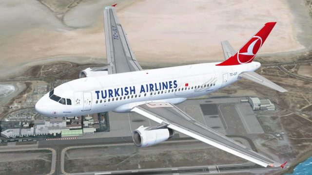 Screenshot 1 — Turkish Airlines Airbus A319-132