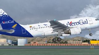 Screenshot 1 — AeroGal Airbus A319-132
