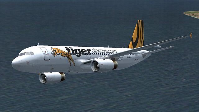 Screenshot 1 — Tiger Airways Airbus A320-200