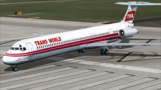 Screenshot 1 — TWA McDonnell Douglas MD-82 N959U