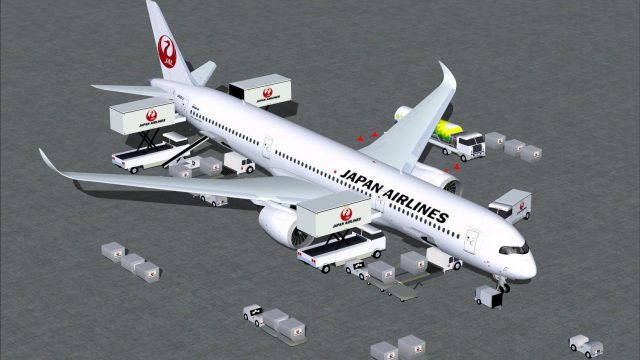 Screenshot 1 — Japan Airlines Airbus A350-1000 V4