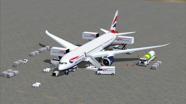 Screenshot 1 — British Airways Boeing 787-8 V4