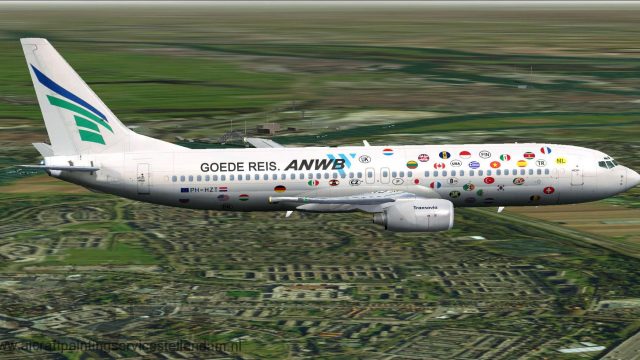 Screenshot 1 — Transavia Airlines Boeing 737-800 "Goede Reis ANWB"