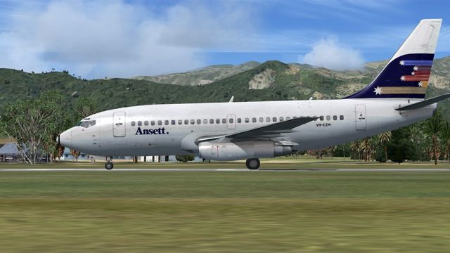 Screenshot 1 — Ansett Australia Boeing 737-200ADV VH-CZM