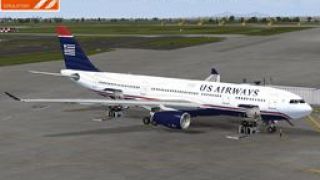Screenshot 1 — US Airways Airbus A330-200 (New Colors)