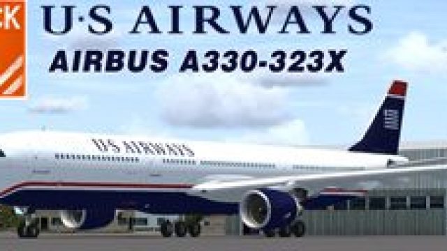 Screenshot 1 — US Airways Airbus A330-300 (New Colors)